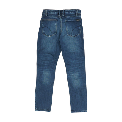 Blue Solid Jeans