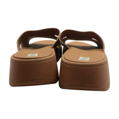 Brown Wedged Sandals