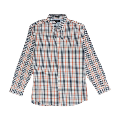 Multi Plaid Long Sleeve Button Down