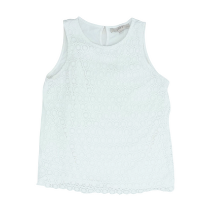 White Petite Blouse