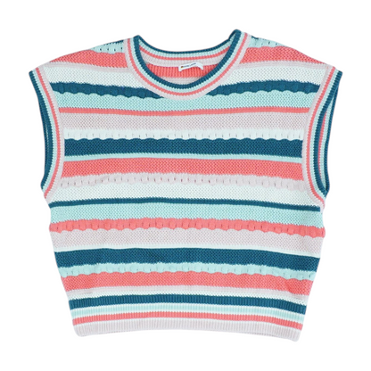 Multi Striped Pullover Sweater
