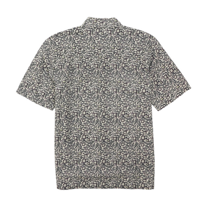 Multi Abstract Short Sleeve Button Down