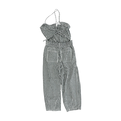 Black Check Jumpsuit