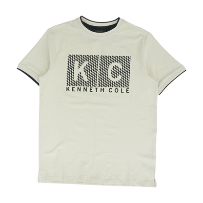 Beige Solid T-Shirt