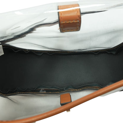 Brown Transparent Stadium Bag