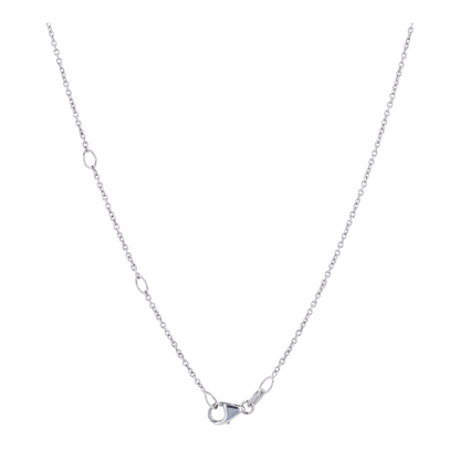 3/4 ctw 14K White Gold Diamond Pendant Necklace