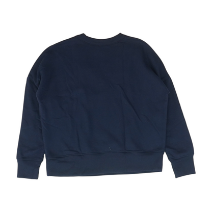 Navy Solid Sweatshirt Pullover