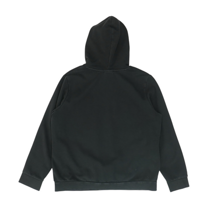 Black Solid Hoodie Pullover