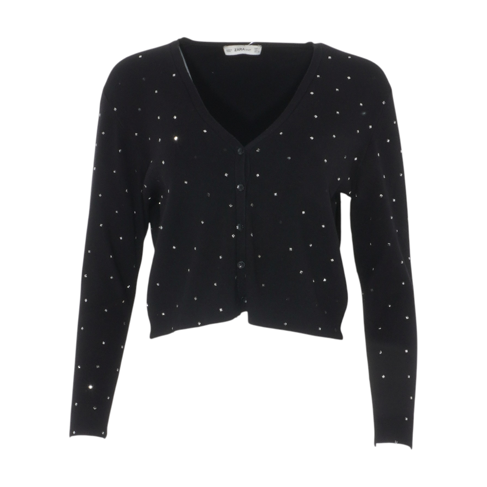 Black Cardigan Sweater