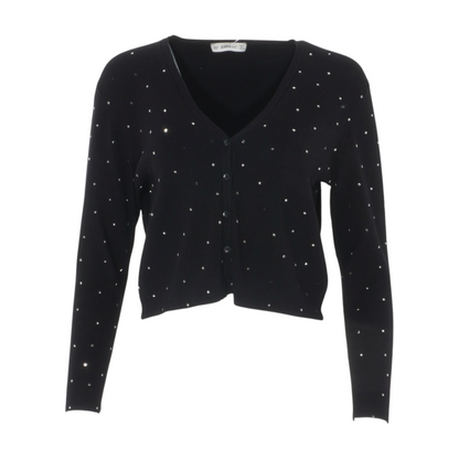 Black Cardigan Sweater