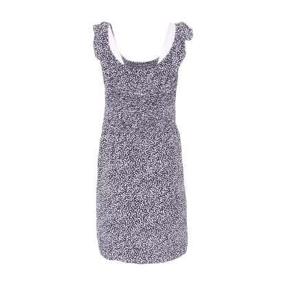 Black Animal Print Mini Dress