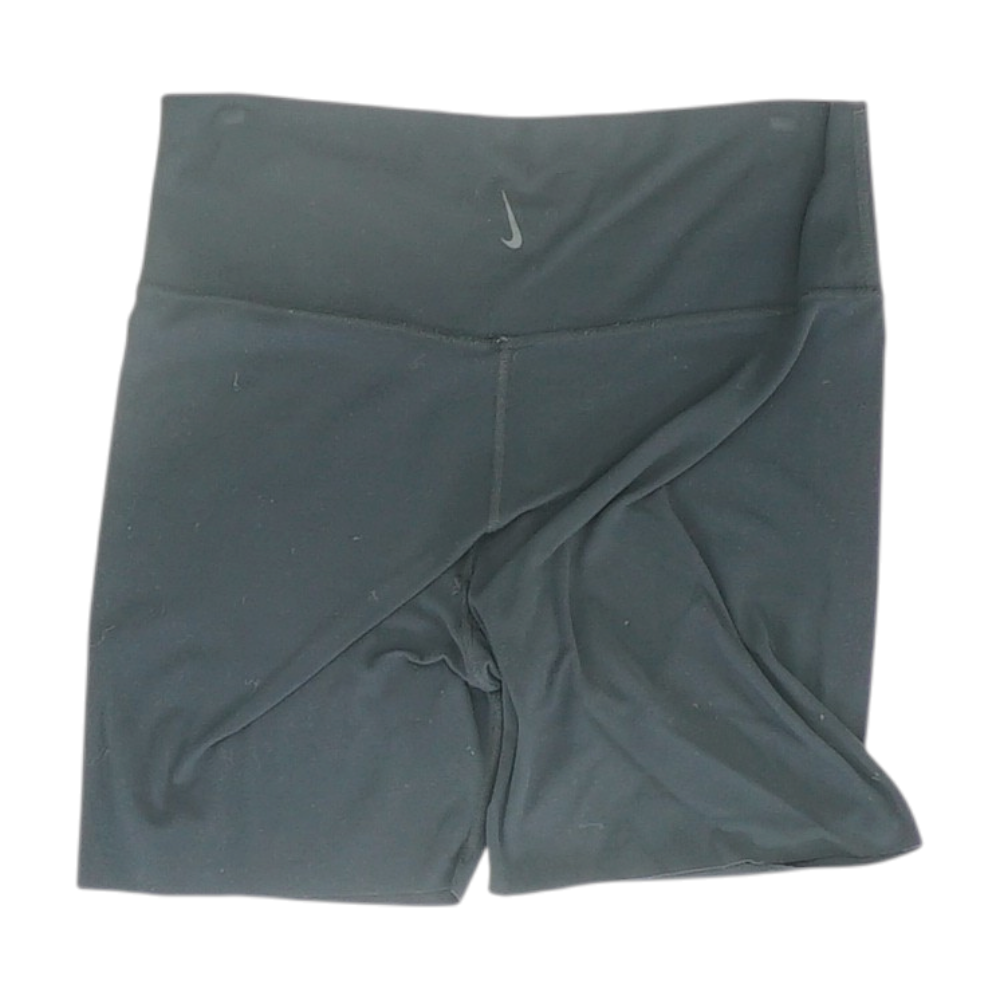 Black Solid Active Shorts