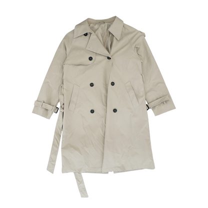 Beige Solid Coat