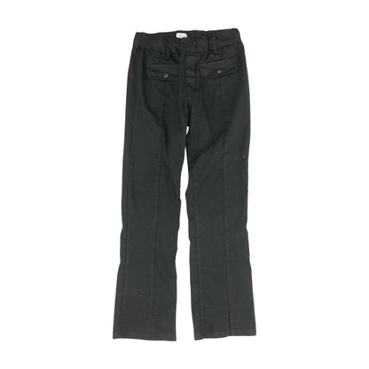 Black Solid Pants
