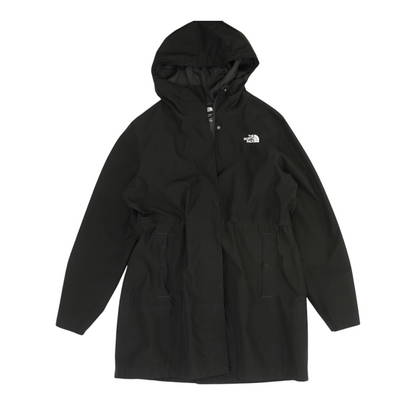 Black Solid Rain Jacket