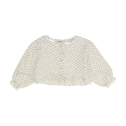 Beige Floral Blouse
