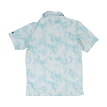 Blue Print Short Sleeve Polo