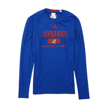 Blue University of Kansas Jayhawks Graphic Active T-Shirt