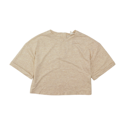 Beige Cropped Blouse