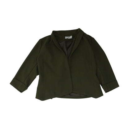 Green Solid Blazer