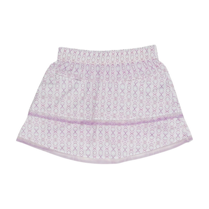 Pink Geometric Active Skort