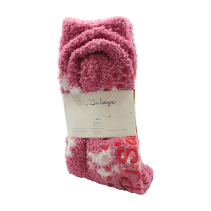 Pink Print Socks