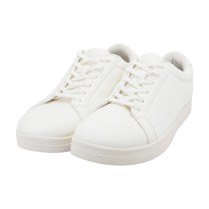 White Low-Top Casual Shoes