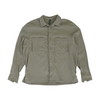 Olive Solid Long Sleeve Button Down