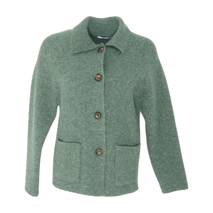 Green Cardigan Sweater