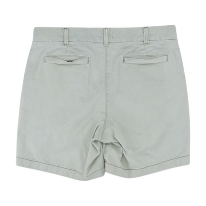 Tan Solid Chino Shorts