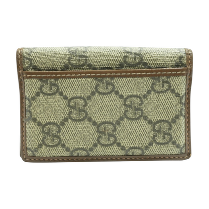 GG Supreme Interlocking G Bi-Fold Cardholder