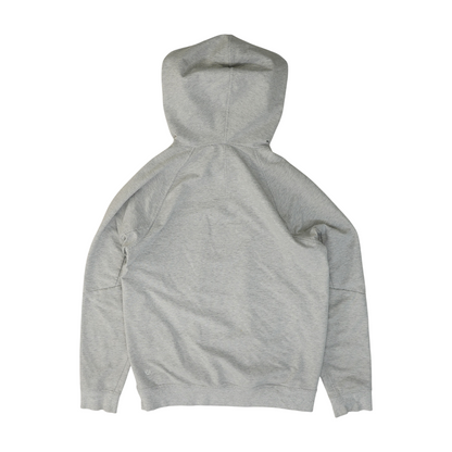 Gray Solid Hoodie Pullover