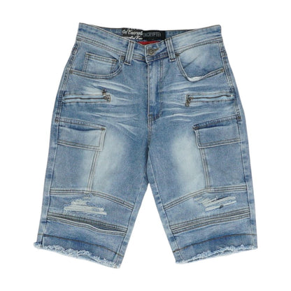Blue Denim Shorts