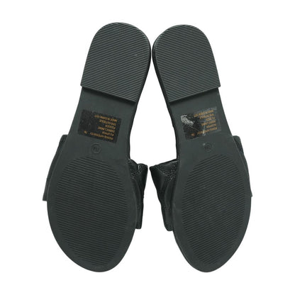 Black Flat Sandals