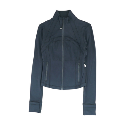 Black Solid Active Jacket