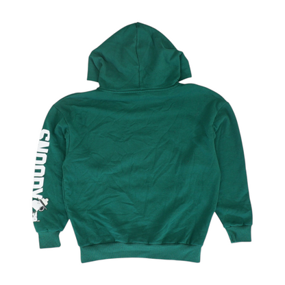 Green Graphic Hoodie Pullover