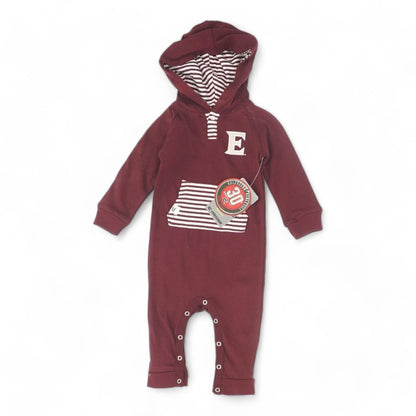Maroon Long Sleeve One-Piece