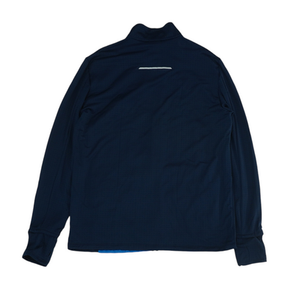 Blue Color Block Jacket