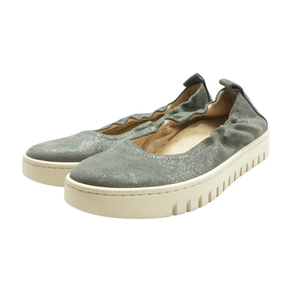 Gray Slip-On Flats