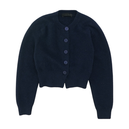 Navy Cardigan Sweater