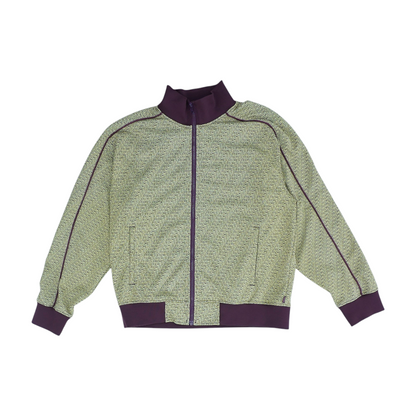Green Abstract Active Jacket
