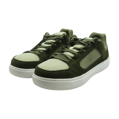 Green Lace Up Casual Shoes