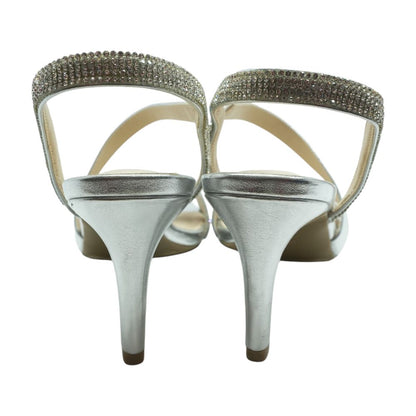 Silver Stiletto Heels