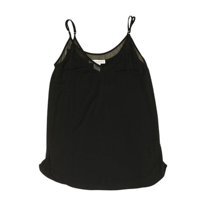 Black Solid Sleeveless Blouse