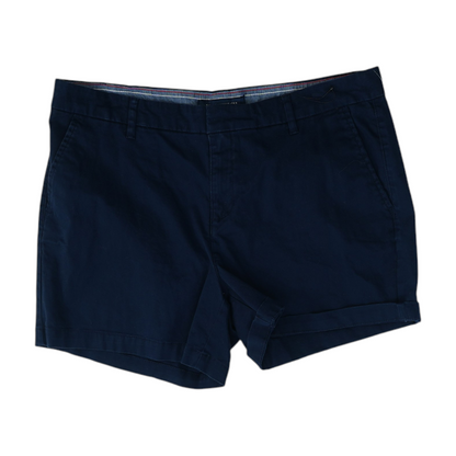 Navy Solid Chino Shorts