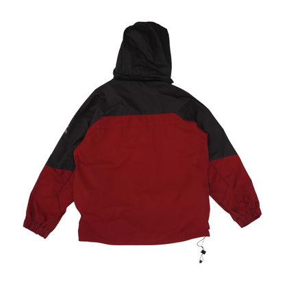 Red Color Block Jacket