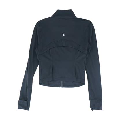 Black Solid Active Jacket