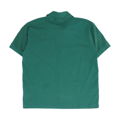 Green Solid Short Sleeve Polo