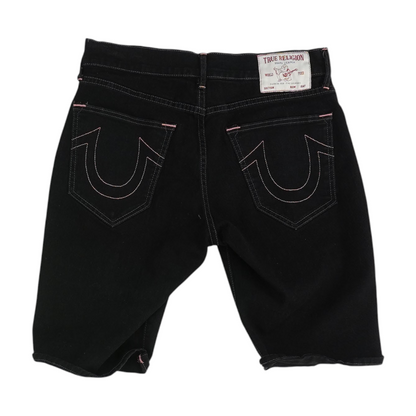 Black Denim Shorts
