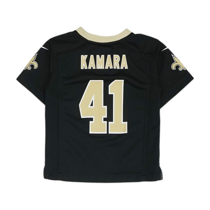 Men's Black New Orleans Saints Alvin Kamara Short Sleeve Jersey